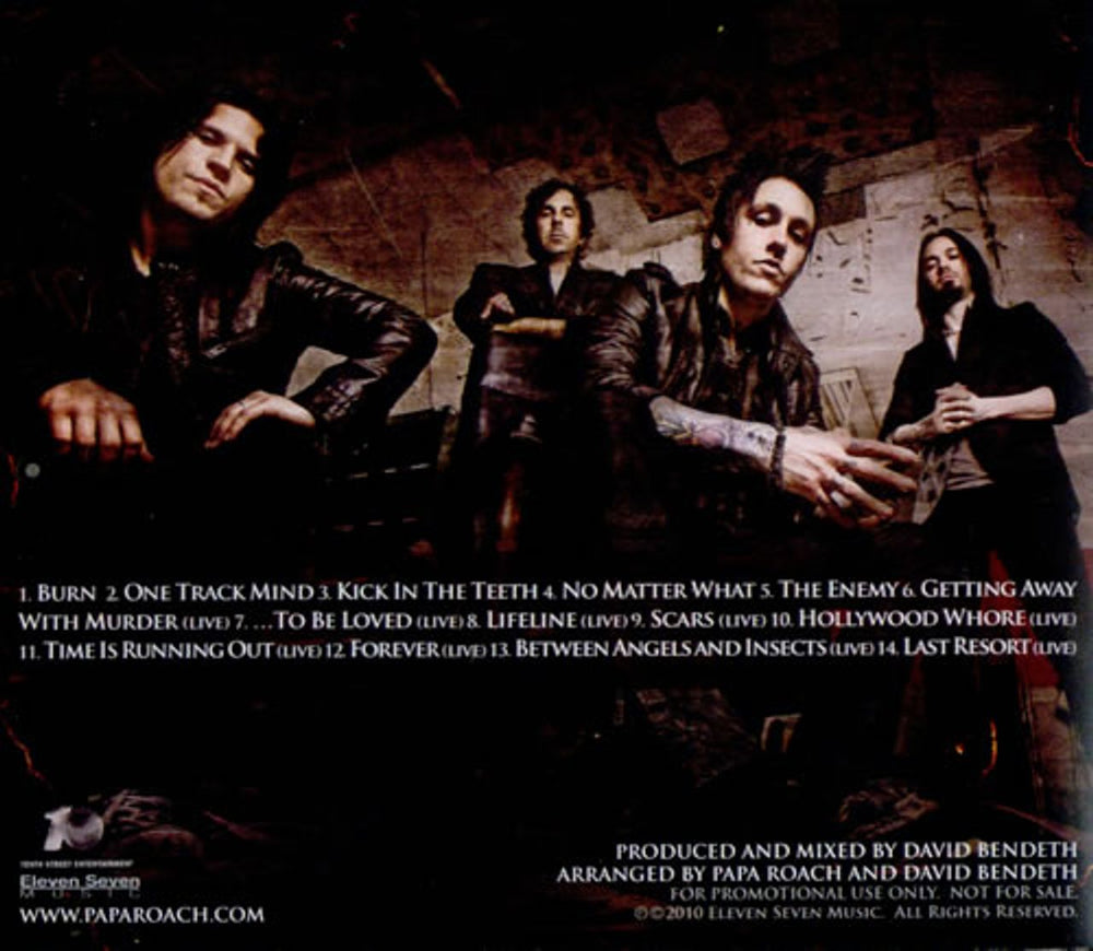 Papa Roach Time For Annihilation... On The Record & On The Road US Promo CD album (CDLP) PAPCDTI527658