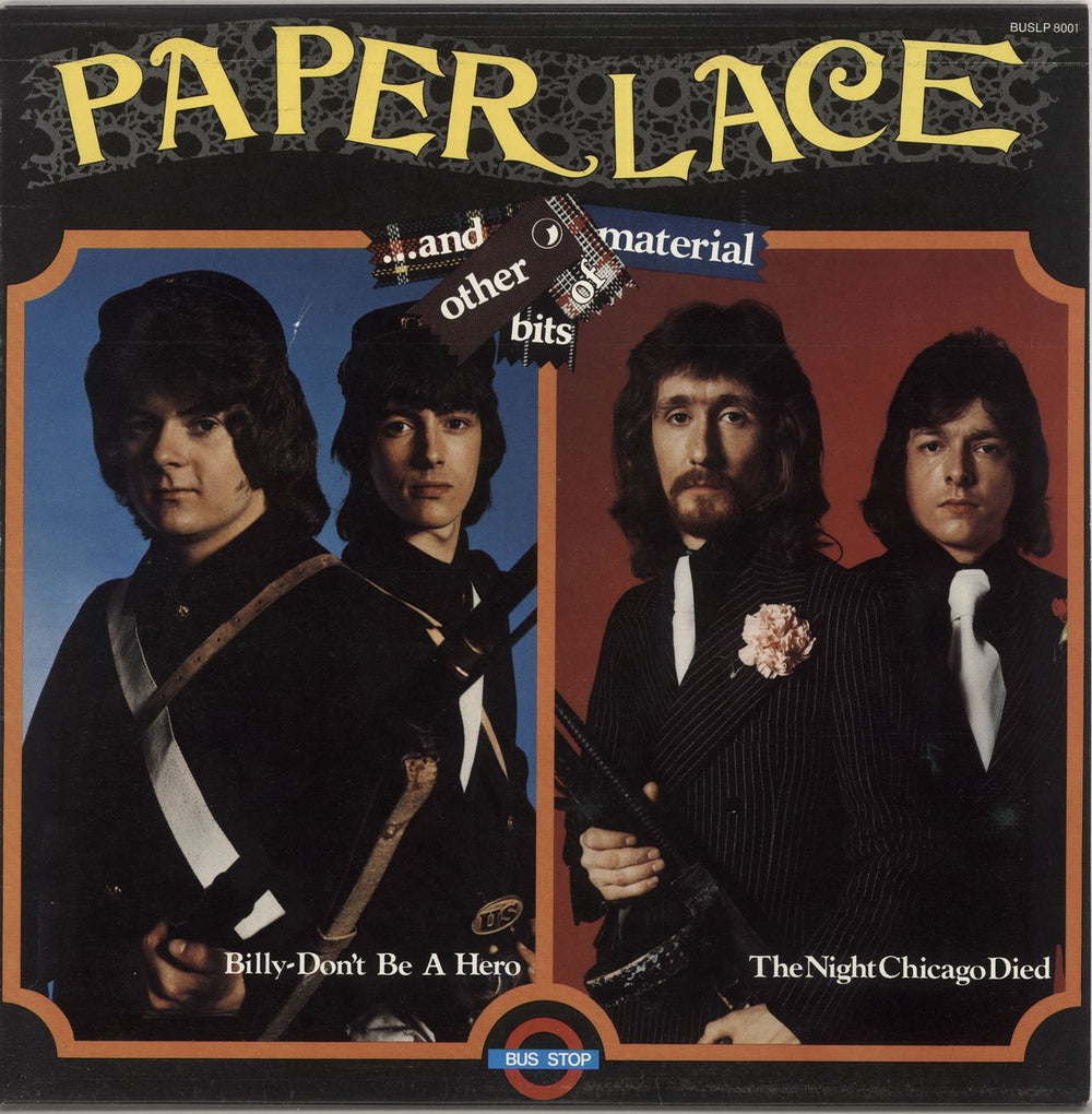 Paper Lace ...And Other Bits Of Material UK vinyl LP album (LP record) BUSLP8001