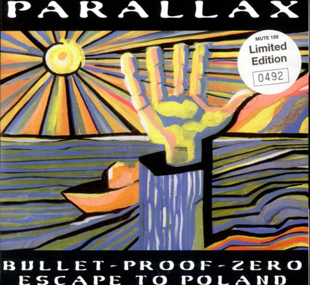 Parallax Bullet-Proof-Zero UK 7" vinyl single (7 inch record / 45) MUTE159