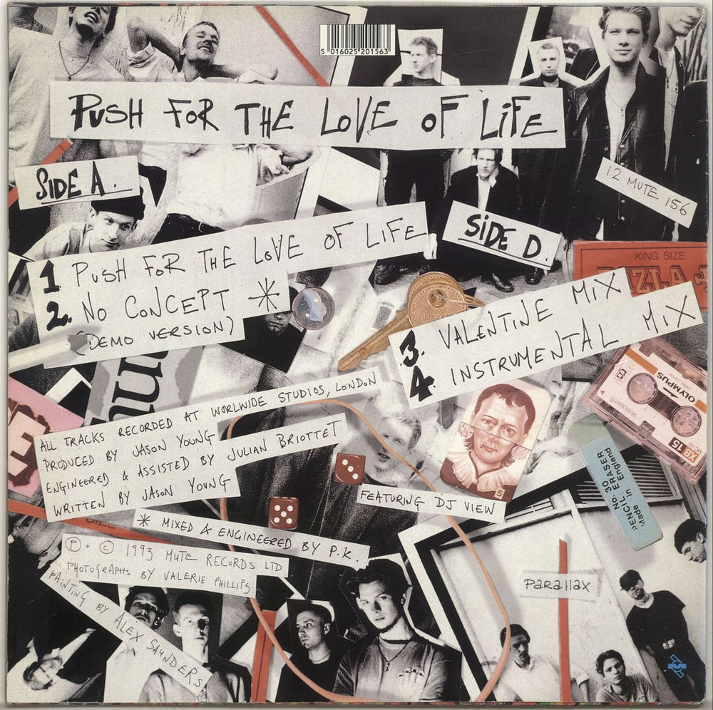 Parallax Push For The Love Of Life UK 12" vinyl single (12 inch record / Maxi-single) 5016025201563