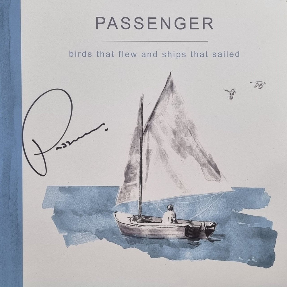 Passenger Birds That Flew and Ships That Sailed - Autographed UK vinyl LP album (LP record) PASS22VP1