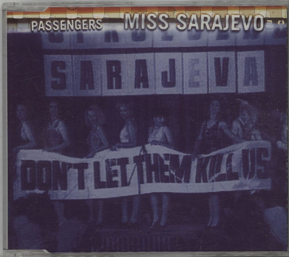 Passengers Miss Sarajevo UK CD single (CD5 / 5") CID625