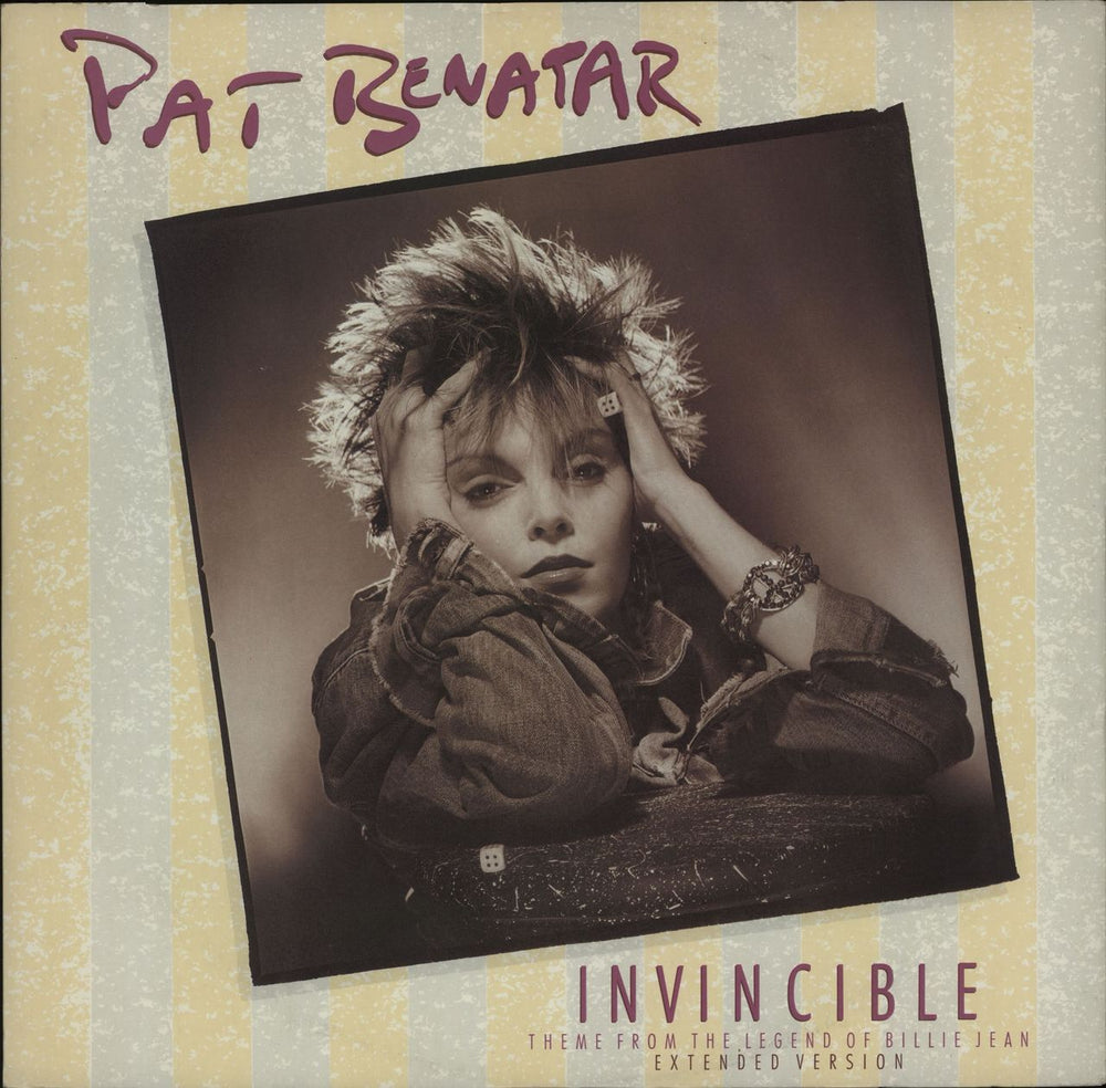 Pat Benatar Invincible (Extended Version) UK 12" vinyl single (12 inch record / Maxi-single) PATX3