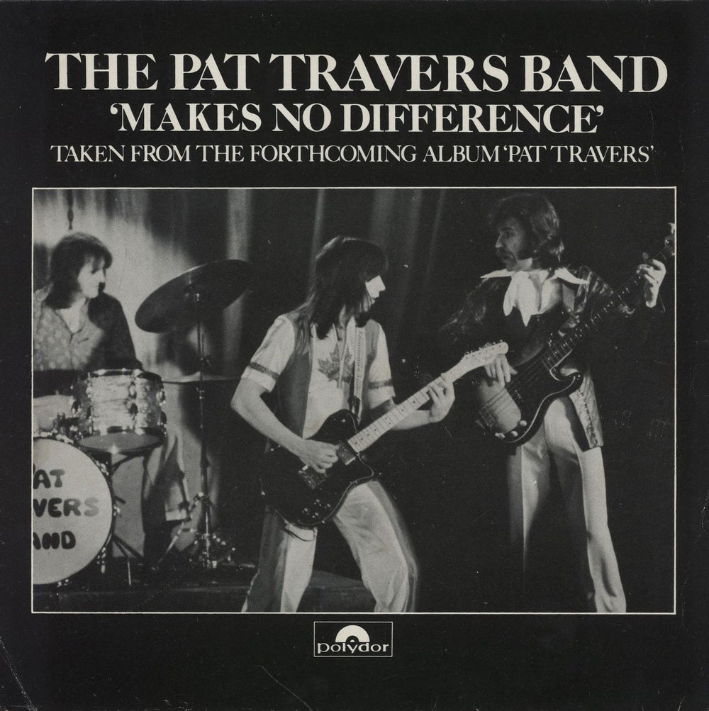 Pat Travers Makes No Difference - Flexi UK Promo 7" vinyl single (7 inch record / 45) SFI231