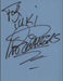 Pat Travers Page From An Autograph Book UK memorabilia AUTOGRAPH