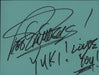 Pat Travers Page From An Autograph Book UK memorabilia AUTOGRAPH