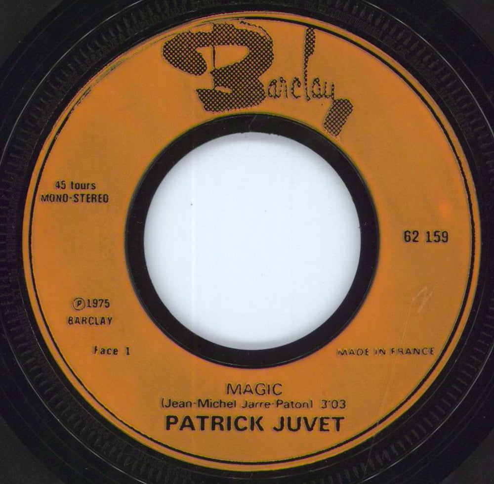 Patrick Juvet Magic French 7" vinyl single (7 inch record / 45) JUV07MA810999