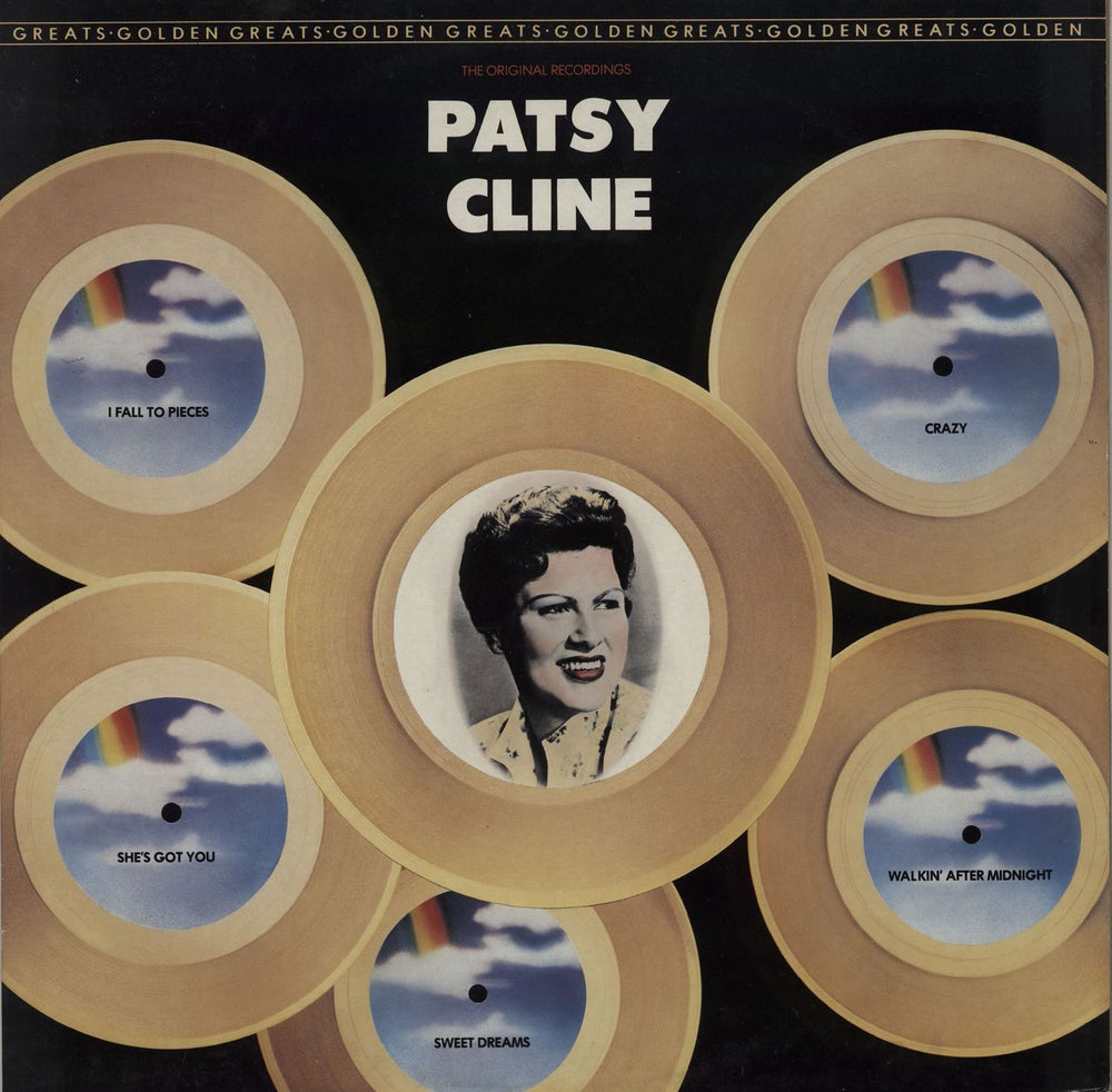 Patsy Cline Golden Greats UK vinyl LP album (LP record) MCM5008