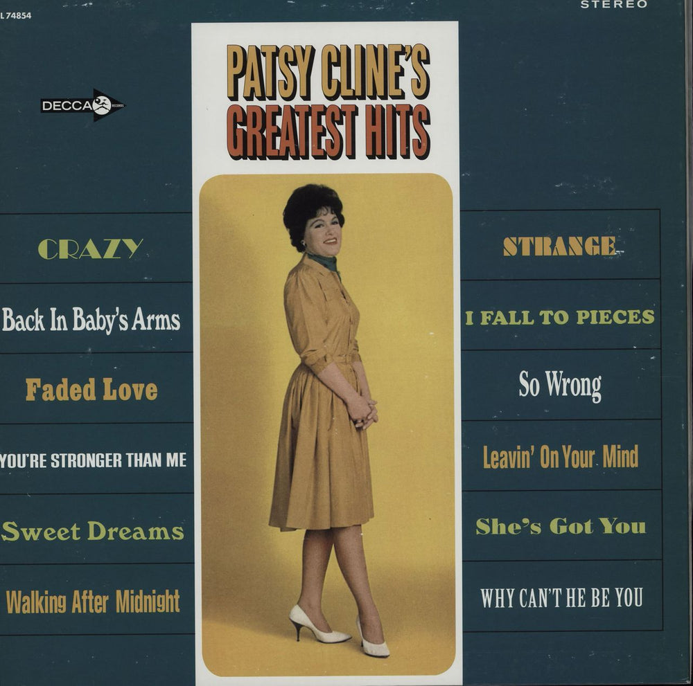 Patsy Cline Patsy Cline's Greatest Hits - 200gm US vinyl LP album (LP record) APP74854