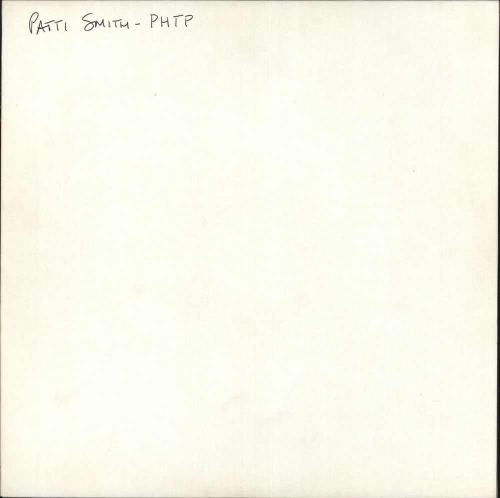 Patti Smith People Have The Power - Test Pressing UK 12" vinyl single (12 inch record / Maxi-single) 609877