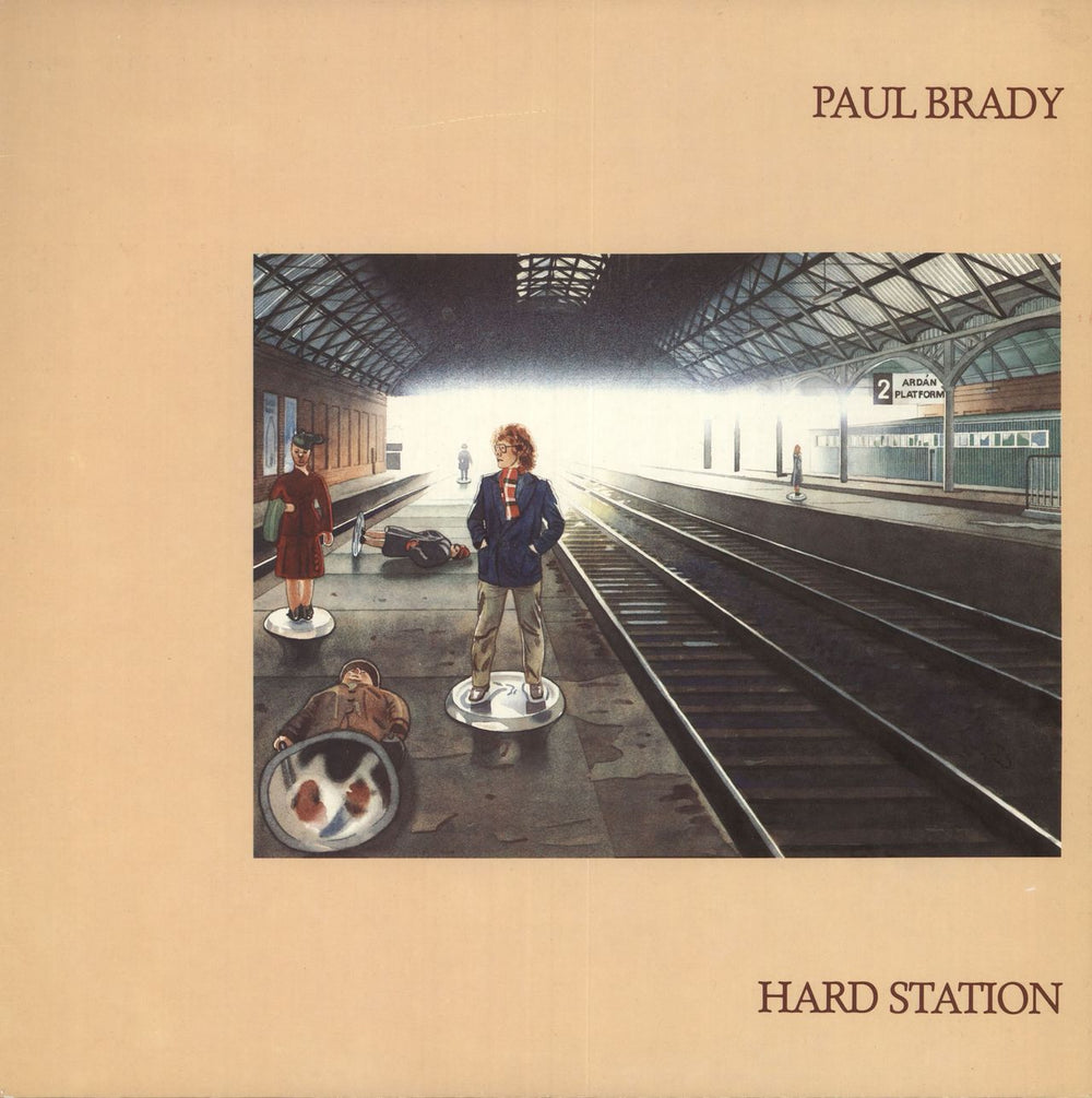 Paul Brady Hard Station Dutch vinyl LP album (LP record) PRICE122