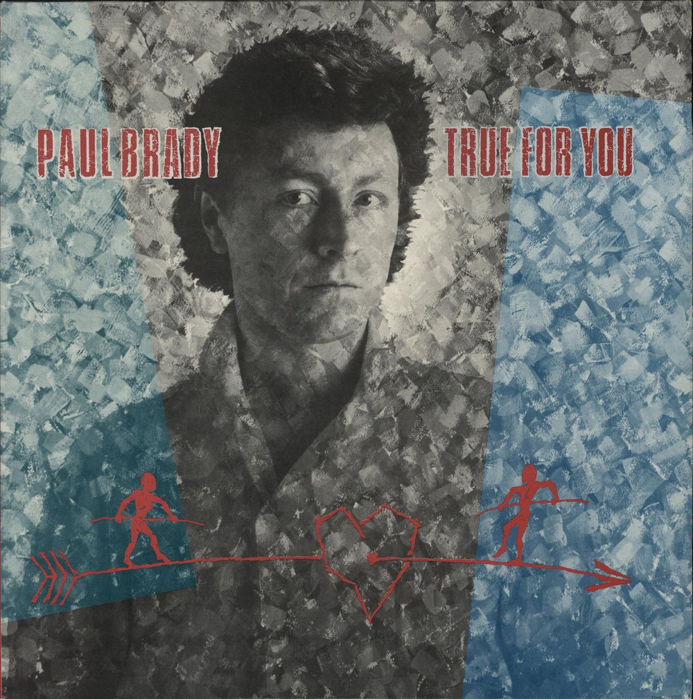 Paul Brady True For You UK vinyl LP album (LP record) POLD5091