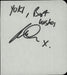 Paul Cox Pages Of An Autograph Book UK memorabilia AUTOGRAPHS