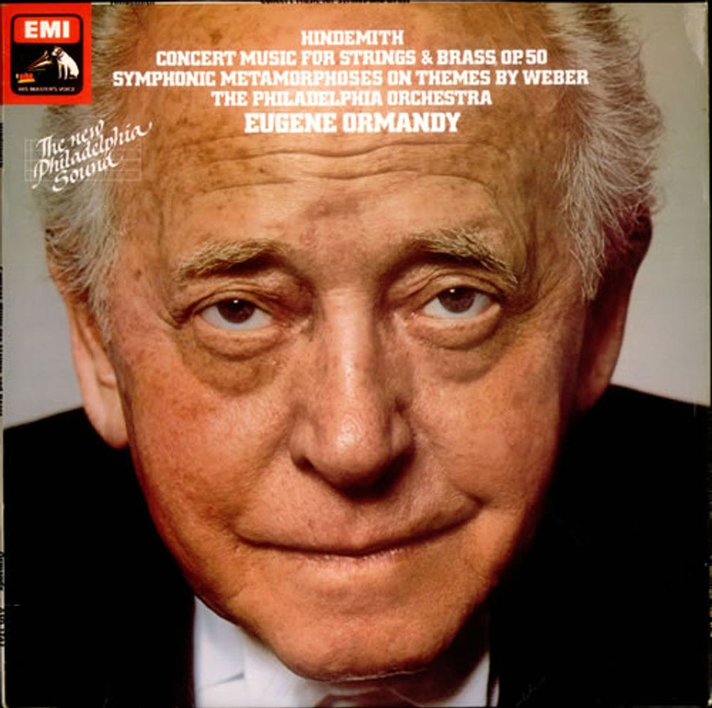 Paul Hindemith Concert Music For Strings & Brass, Op. 50 / Symphonic Metamorphoses On Themes By Weber UK vinyl LP album (LP record) ASD3743