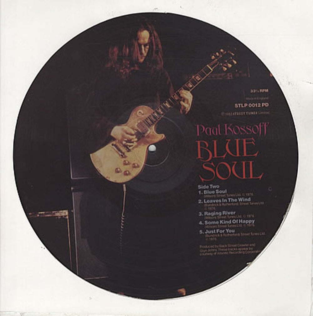 Paul Kossoff Mr Big / Blue Soul UK picture disc LP (vinyl picture disc album) KOSPDMR330843