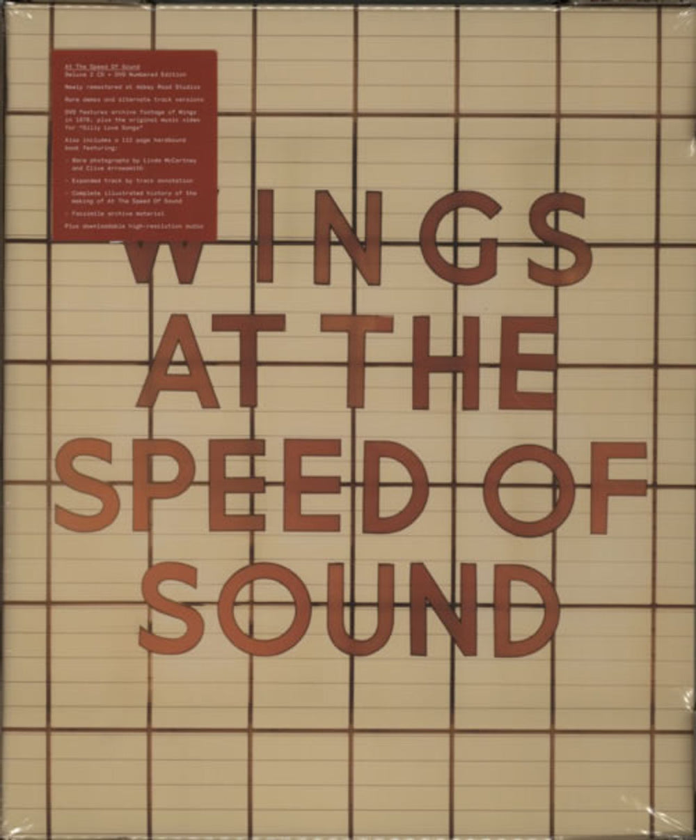 Paul McCartney and Wings At The Speed Of Sound UK CD Album Box Set HRM-35673-00