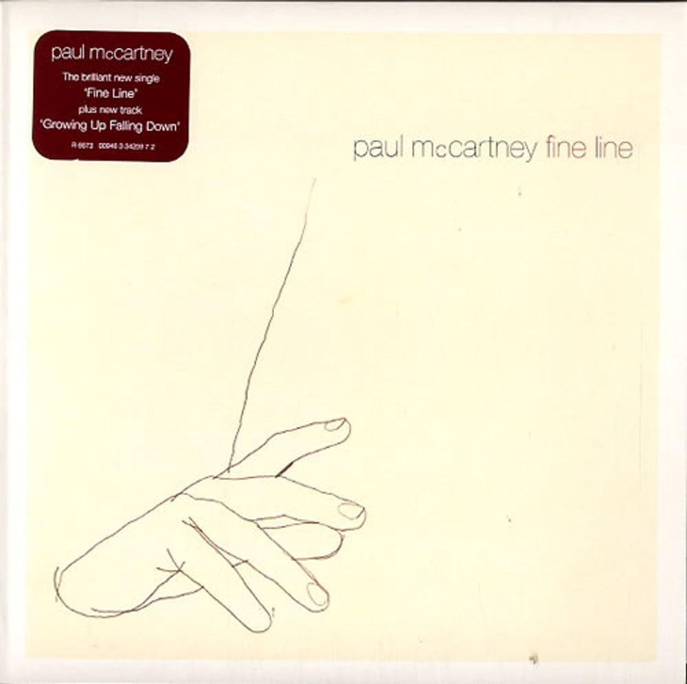 Paul McCartney and Wings Fine Line UK 7" vinyl single (7 inch record / 45) R6673