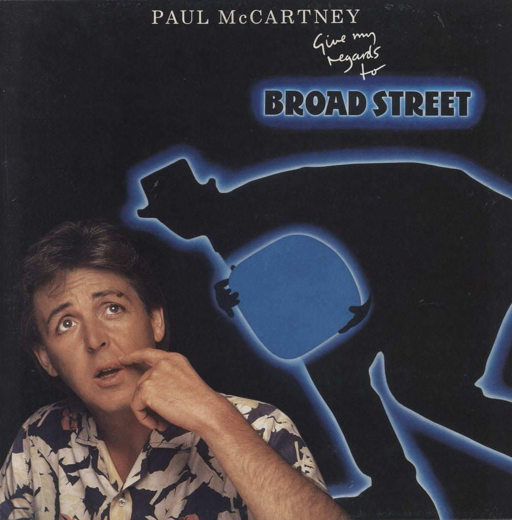 Paul McCartney and Wings Give My Regards To Broad Street Italian vinyl LP album (LP record) 642602781