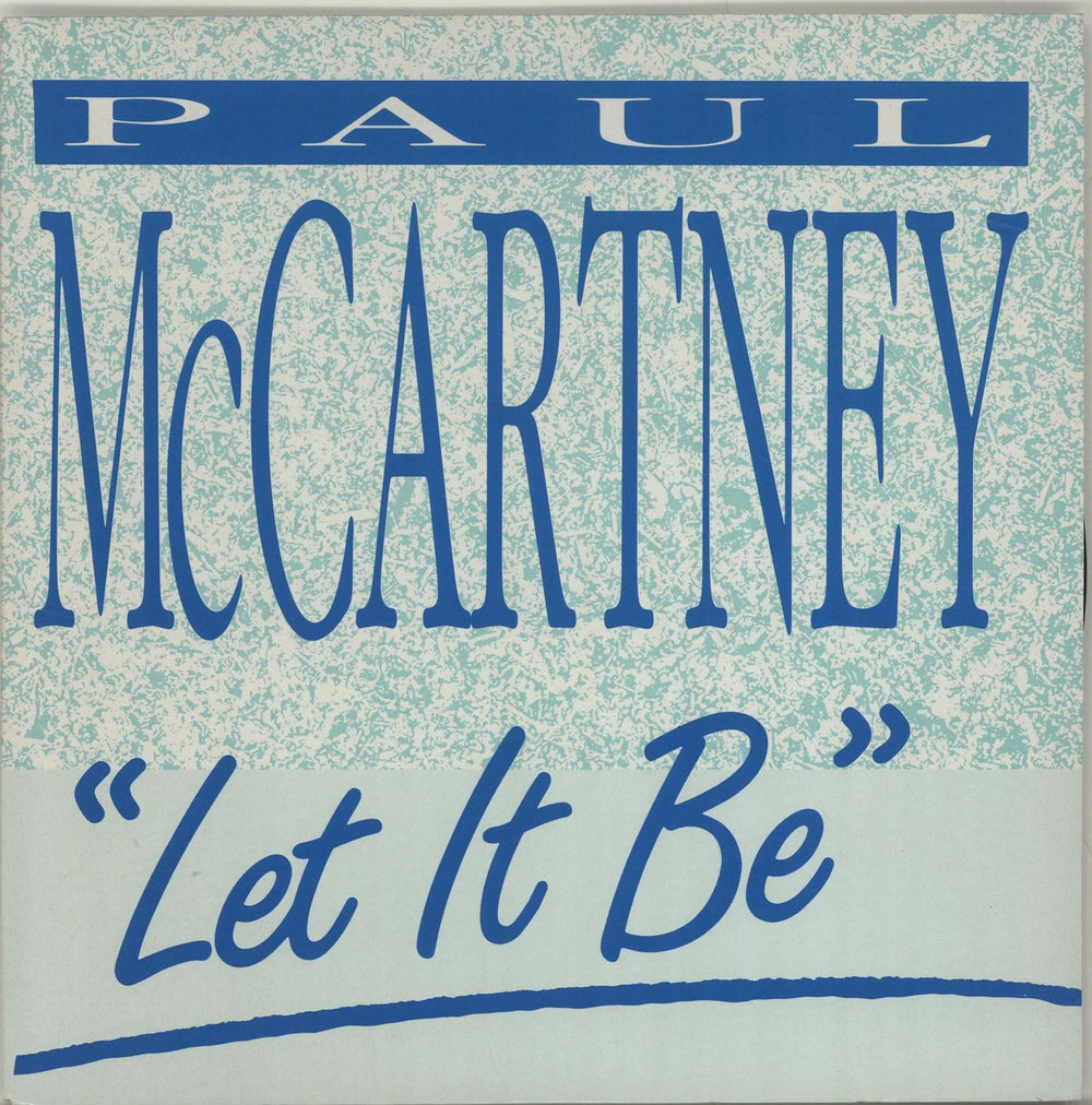 Paul McCartney and Wings Let It Be French Promo 7" vinyl single (7 inch record / 45) SP1536