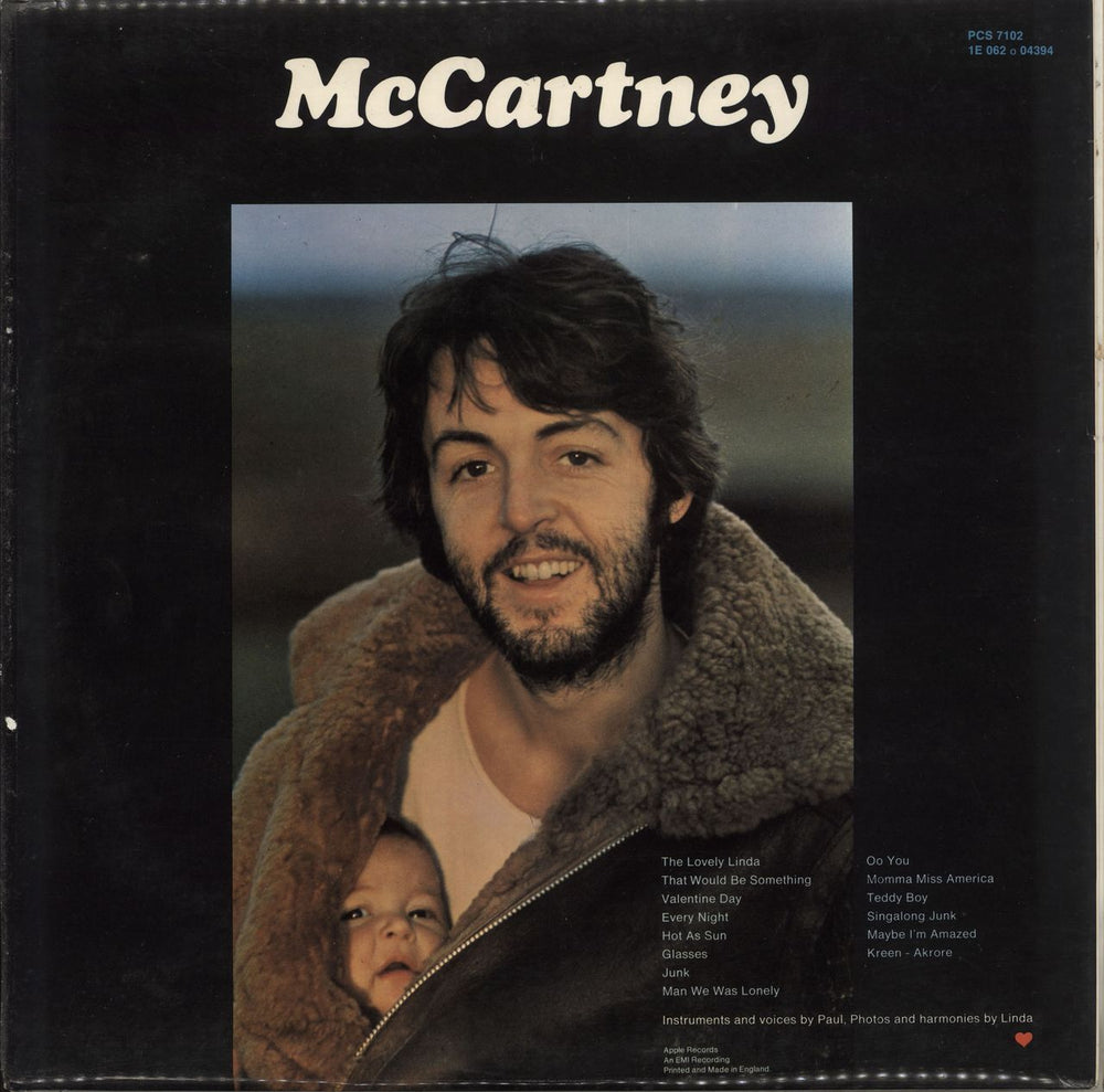 Paul McCartney and Wings McCartney - French Contract Pressing UK vinyl LP album (LP record)