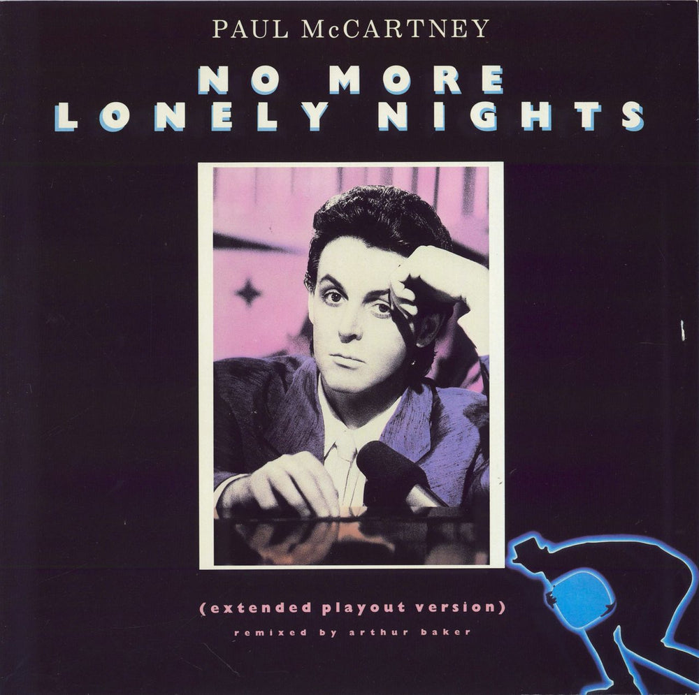 Paul McCartney and Wings No More Lonely Nights (Extended Playout Version) UK 12" vinyl single (12 inch record / Maxi-single) 12RA6080