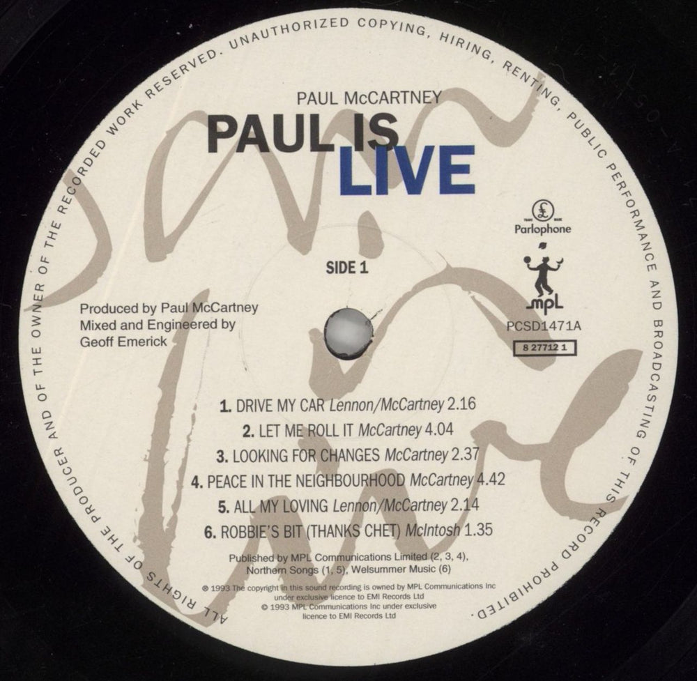 Paul McCartney and Wings Paul Is Live - EX UK 2-LP vinyl record set (Double LP Album) MCC2LPA734378