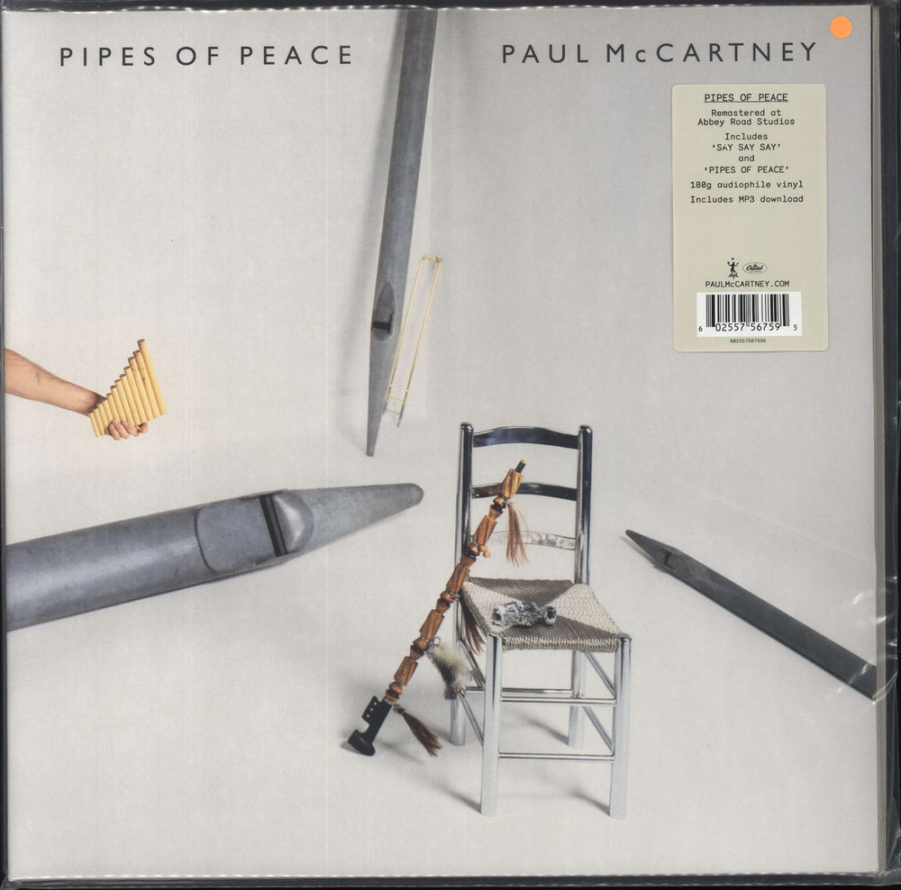 Paul McCartney and Wings Pipes Of Peace - 180gm UK vinyl LP album (LP record) 0602557567595