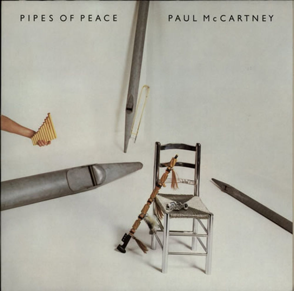 Paul McCartney and Wings Pipes Of Peace Dutch vinyl LP album (LP record) 1C0641652301