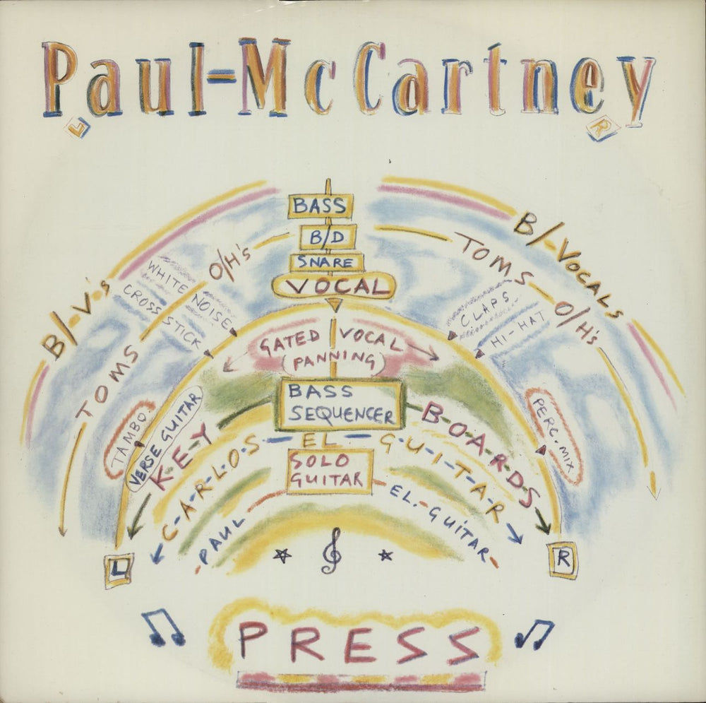 Paul McCartney and Wings Press UK 12" vinyl single (12 inch record / Maxi-single) 12R6133