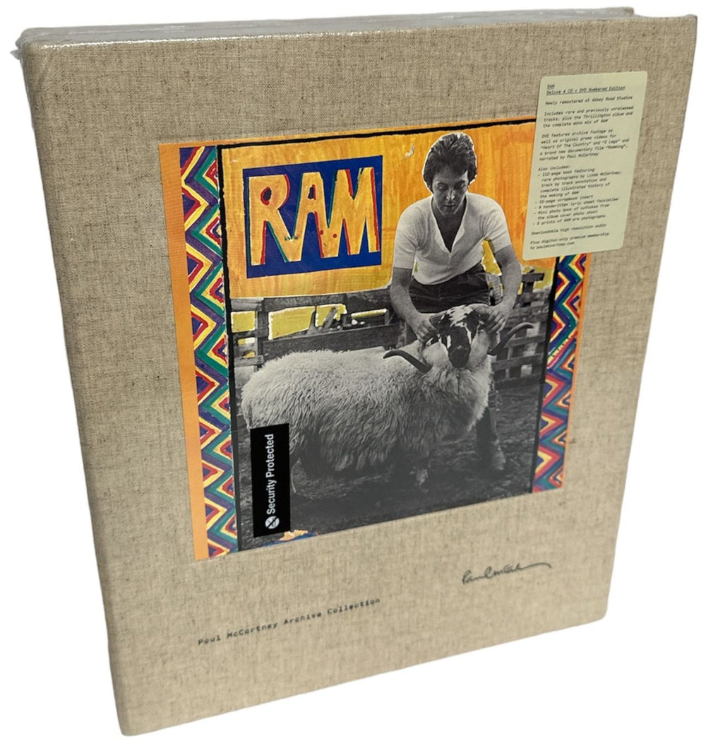 Paul McCartney and Wings Ram - Deluxe Anniversary Box - Sealed UK CD Album Box Set HRM-33450-00