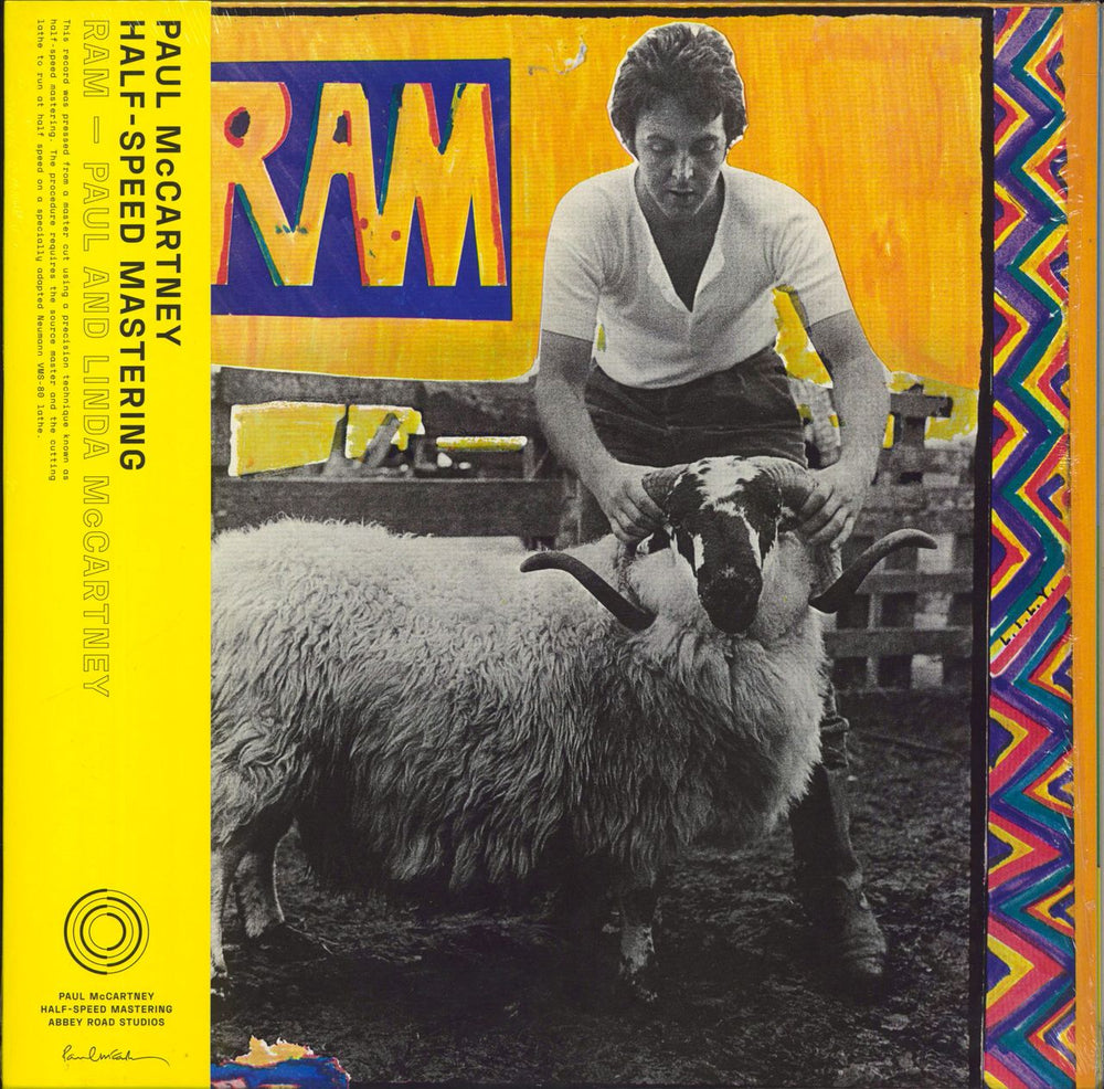 Paul McCartney and Wings Ram - Half Speed Mastered 50th Anniversary UK vinyl LP album (LP record) 00602435577234