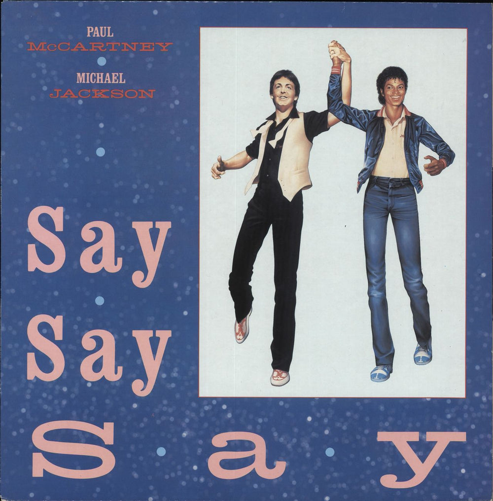 Paul McCartney and Wings Say Say Say UK 12" vinyl single (12 inch record / Maxi-single) 12R6062