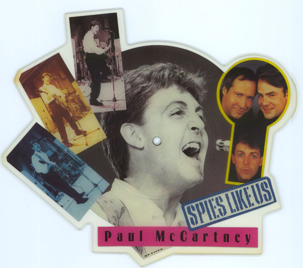 Paul McCartney and Wings Spies Like Us UK shaped picture disc (picture disc vinyl record) RP6118