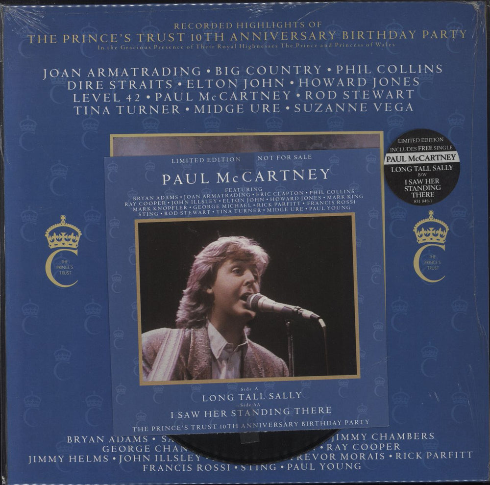 Paul McCartney and Wings The Prince's Trust 10th Anniversary Birthday Party + 7" - Sealed German vinyl LP album (LP record) 396925-1