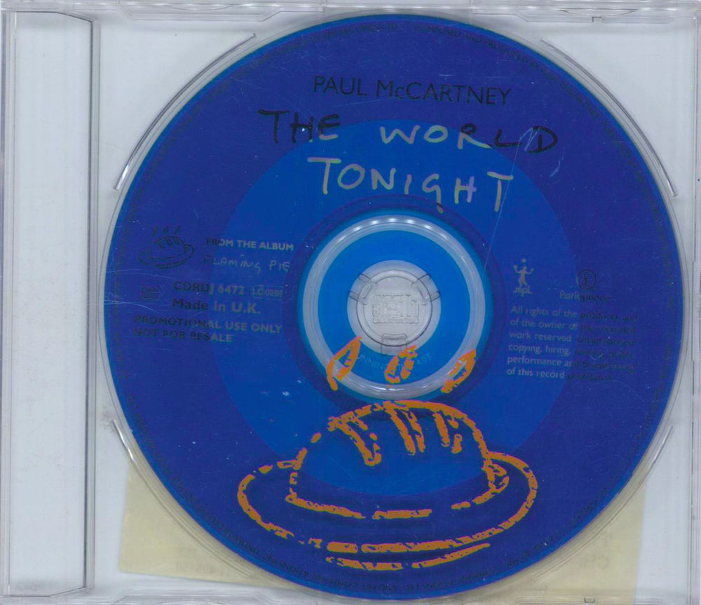 Paul McCartney and Wings The World Tonight UK Promo CD single (CD5 / 5") CDRDJ6472