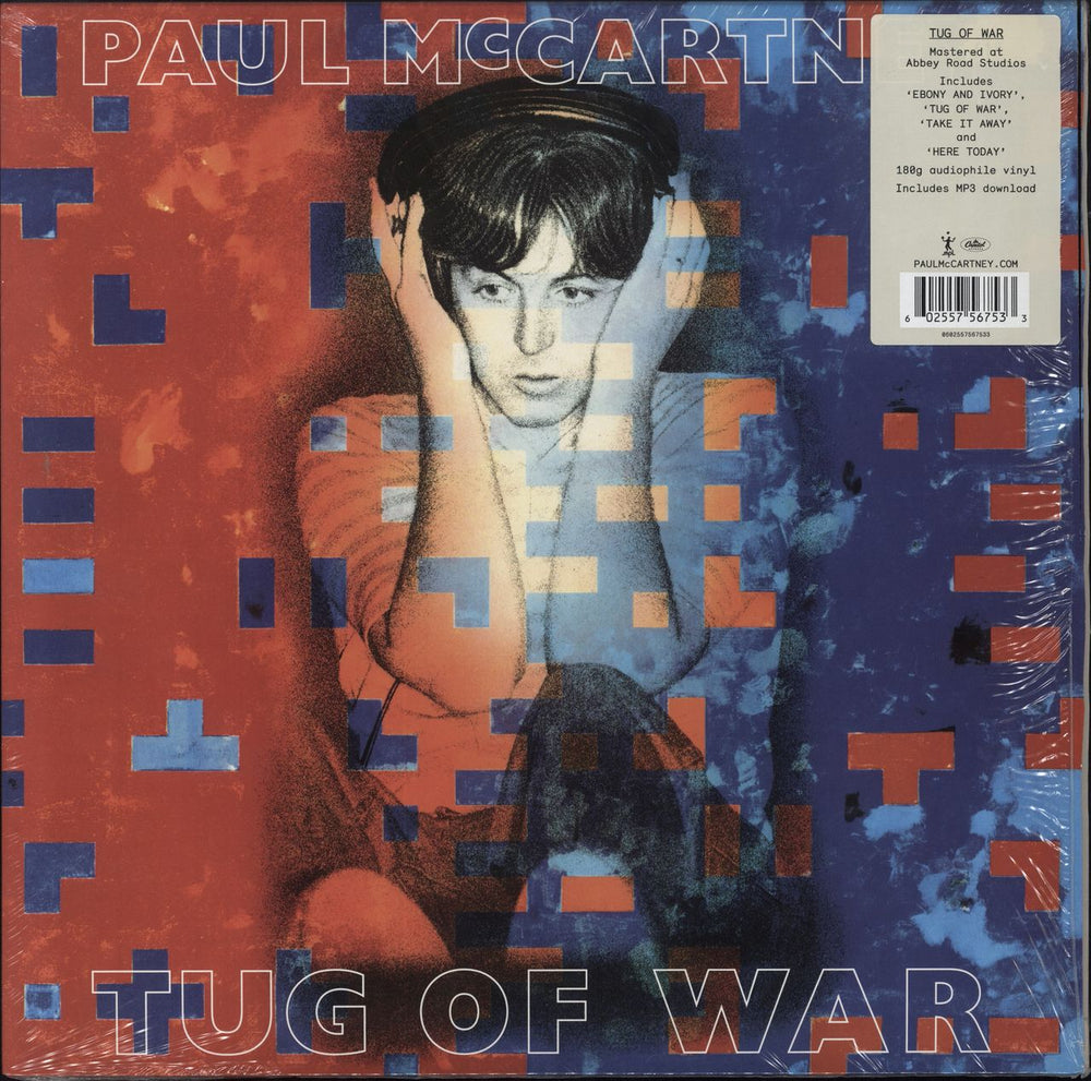 Paul McCartney and Wings Tug Of War - 180g - Open Shrink + Hype Sticker UK vinyl LP album (LP record) 0602557567533