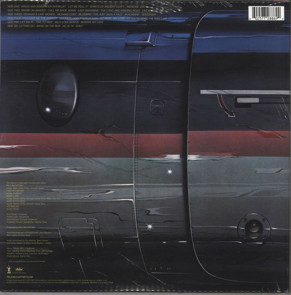 Paul McCartney and Wings Wings Over America - 180gram Vinyl - Sealed UK 3-LP vinyl record set (Triple LP Album) 602577288692