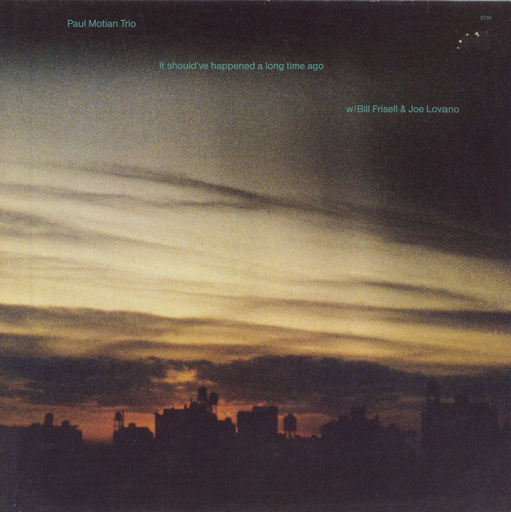 Paul Motian It Should've Happened A Long Time Ago German vinyl LP album (LP record) ECM1283