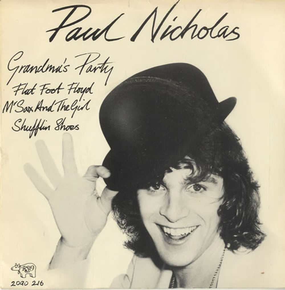 Paul Nicholas Grandma's Party EP - P/S UK 7" vinyl single (7 inch record / 45) 2090216