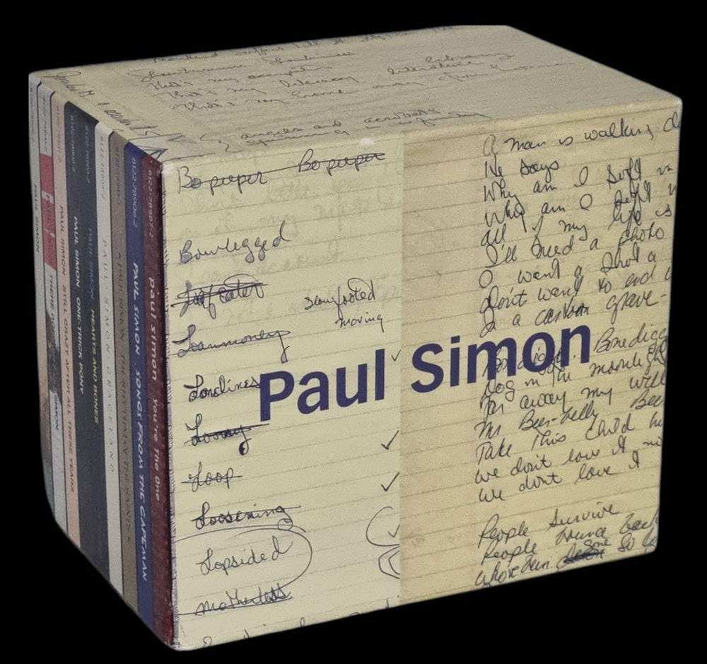 Paul Simon The Studio Recordings 1972-2000 - Expanded & Remastered 9CD Box Set UK CD Album Box Set 8122789092