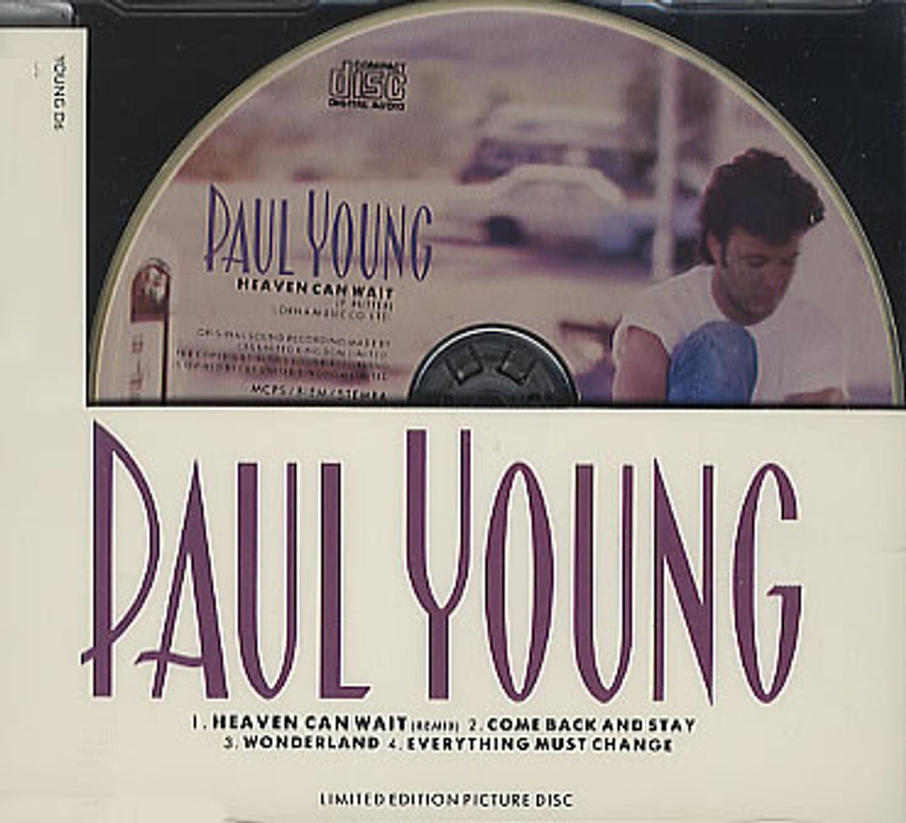 Paul Young Heaven Can Wait UK CD single (CD5 / 5") YOUNGD6