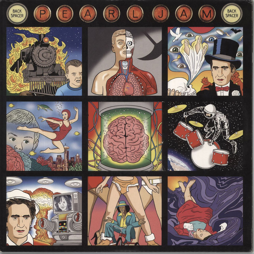 Pearl Jam Backspacer UK vinyl LP album (LP record) 2716466