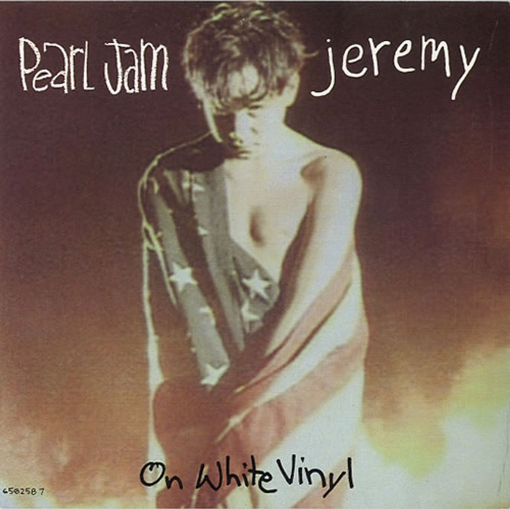 Pearl Jam Jeremy - White Vinyl UK 7" vinyl single (7 inch record / 45) 6582587