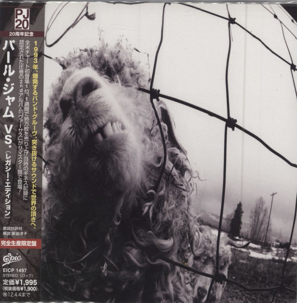 Pearl Jam Vs. Japanese CD album (CDLP) EICP1497