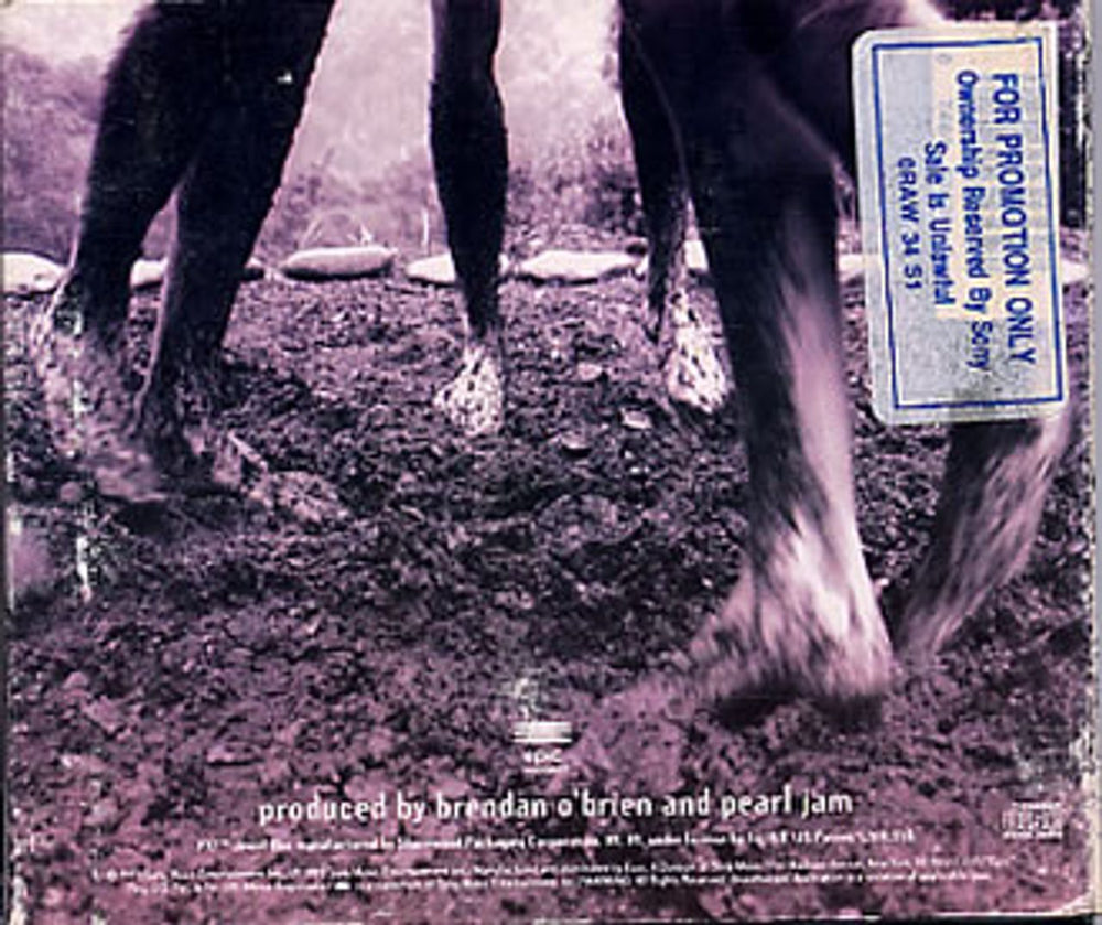 Pearl Jam Vs US CD album (CDLP) PJACDVS358469