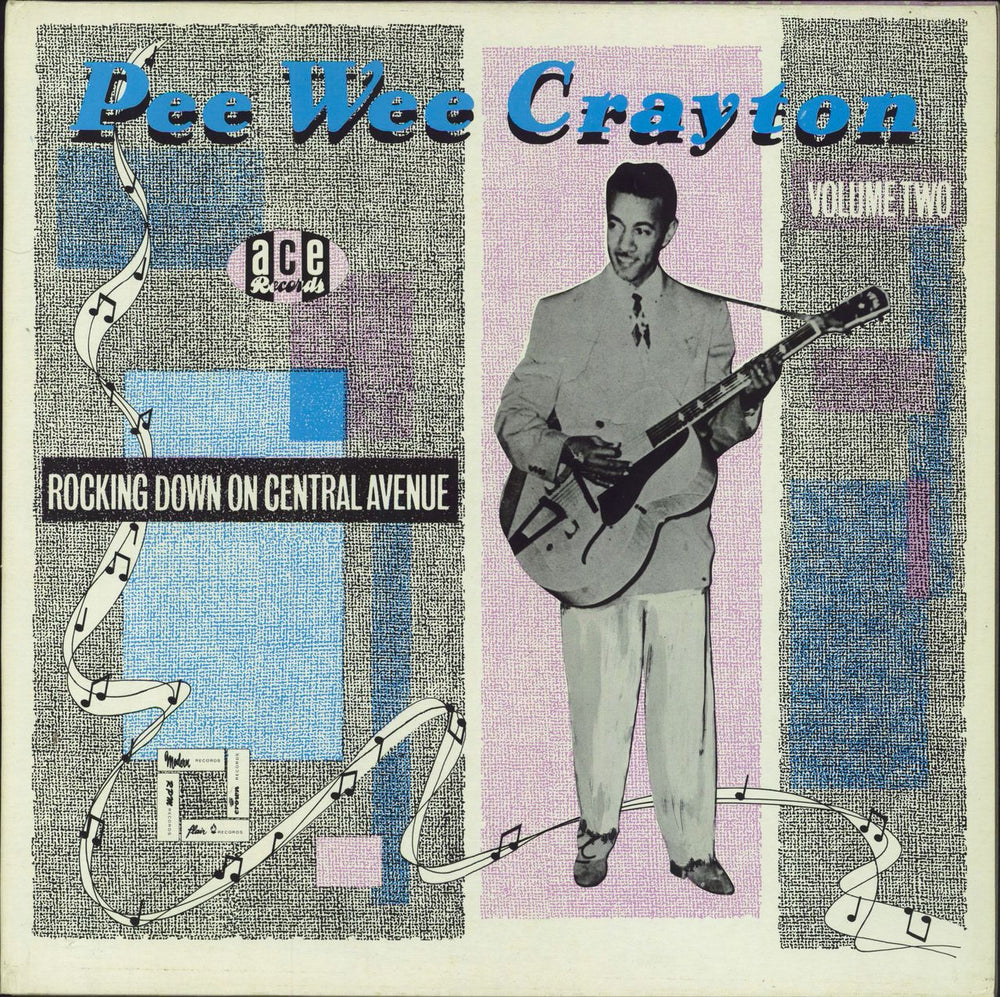 Pee Wee Crayton Rocking Down On Central Avenue (Pee Wee Crayton Volume Two) UK vinyl LP album (LP record) CHA61