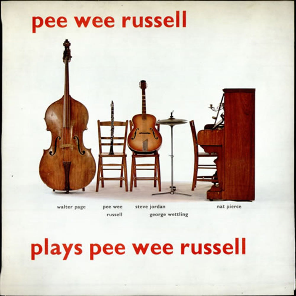 Pee Wee Russell Plays Pee Wee Russell UK vinyl LP album (LP record) T308