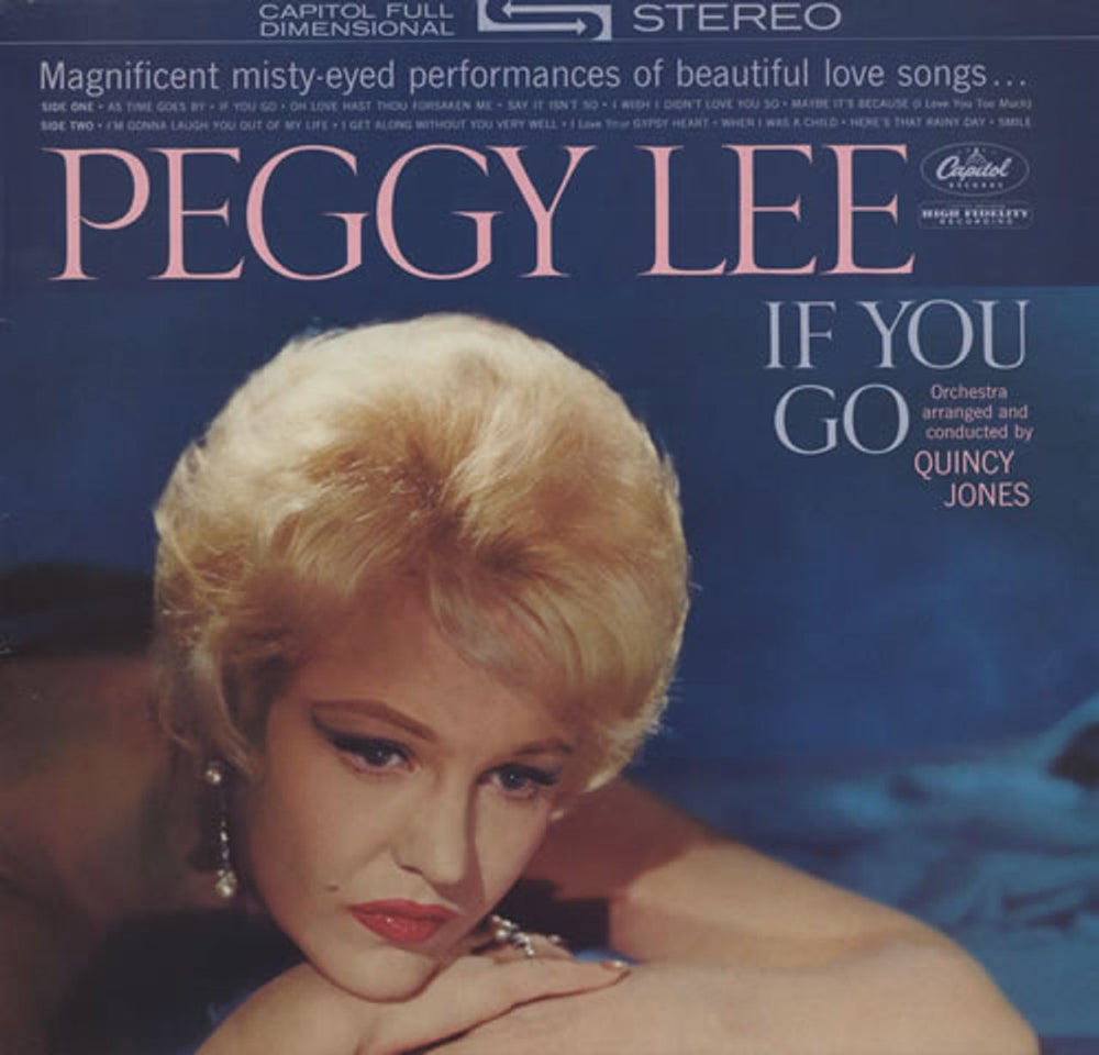 Peggy Lee If You Go UK vinyl LP album (LP record) ED2604121