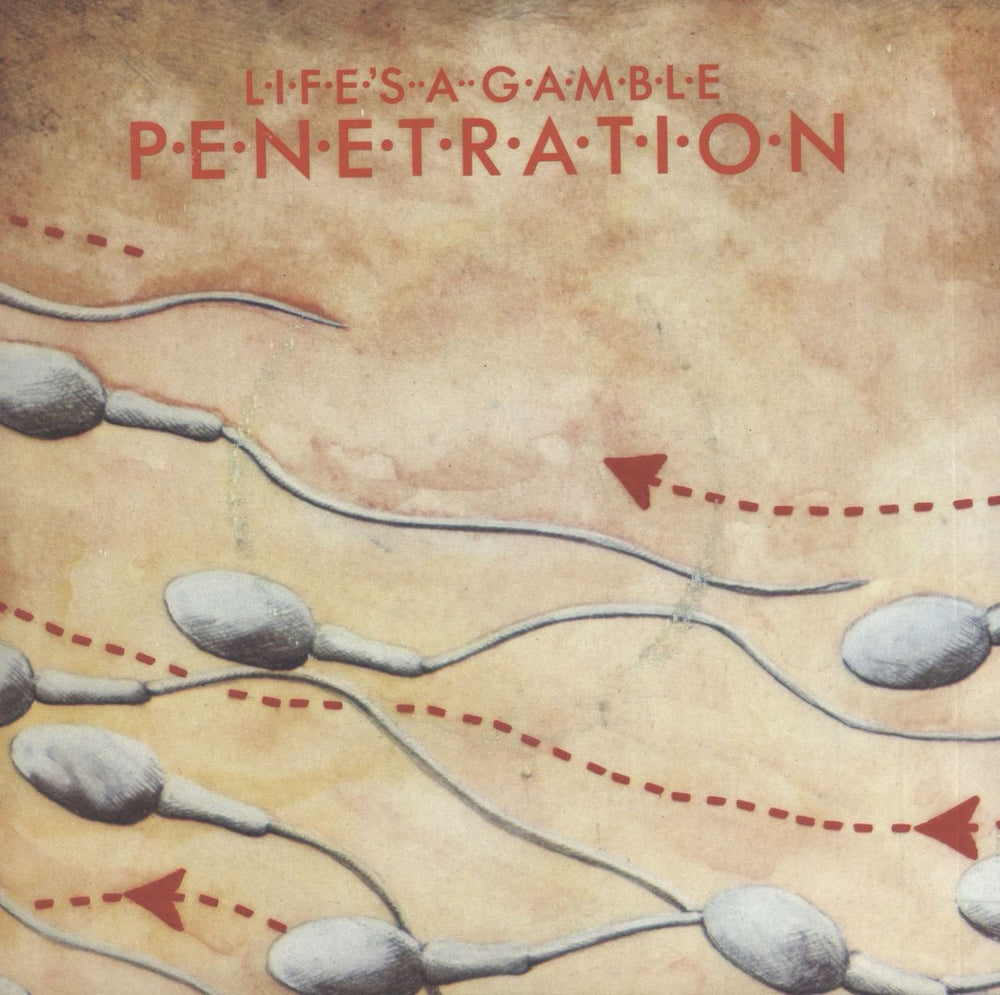 Penetration Life's A Gamble + Sleeve UK 7" vinyl single (7 inch record / 45) VS226