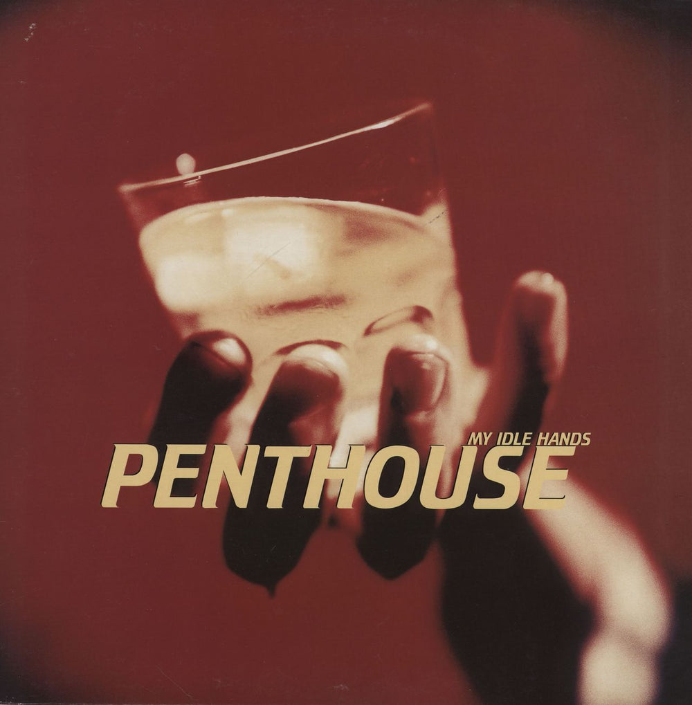 Penthouse My Idle Hands - Red vinyl UK vinyl LP album (LP record) BBQ211LP